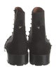 Valentino Rockstud Accents Suede Chelsea Boots