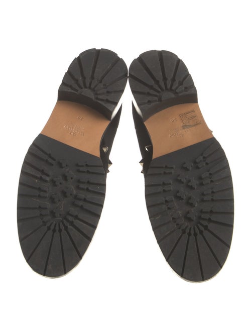 Valentino Rockstud Accents Suede Chelsea Boots