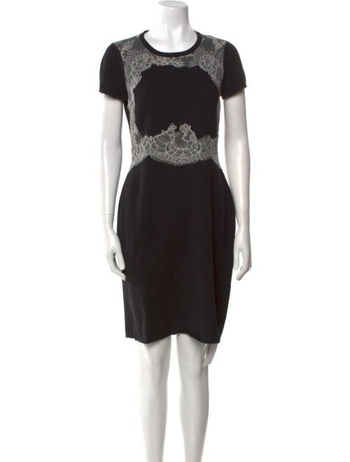 Valentino Lace Pattern Knee-Length Dress