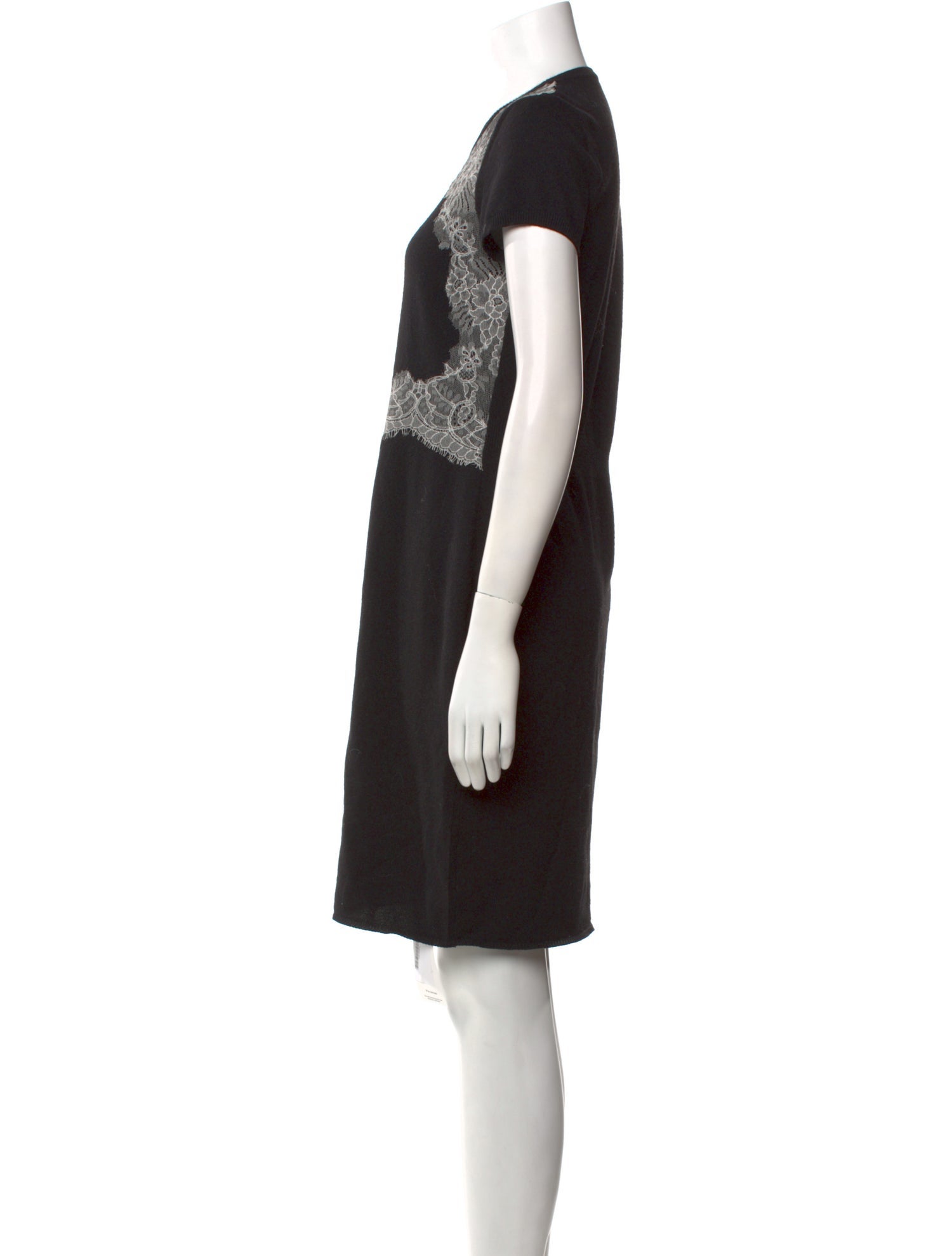 Valentino Lace Pattern Knee-Length Dress