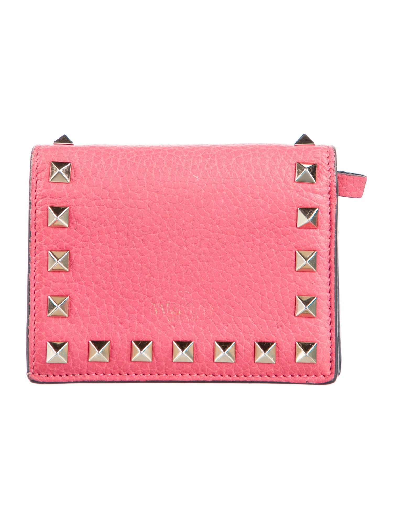 Valentino Leather Compact Wallet