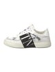 Valentino Leather Colorblock Pattern Sneakers
