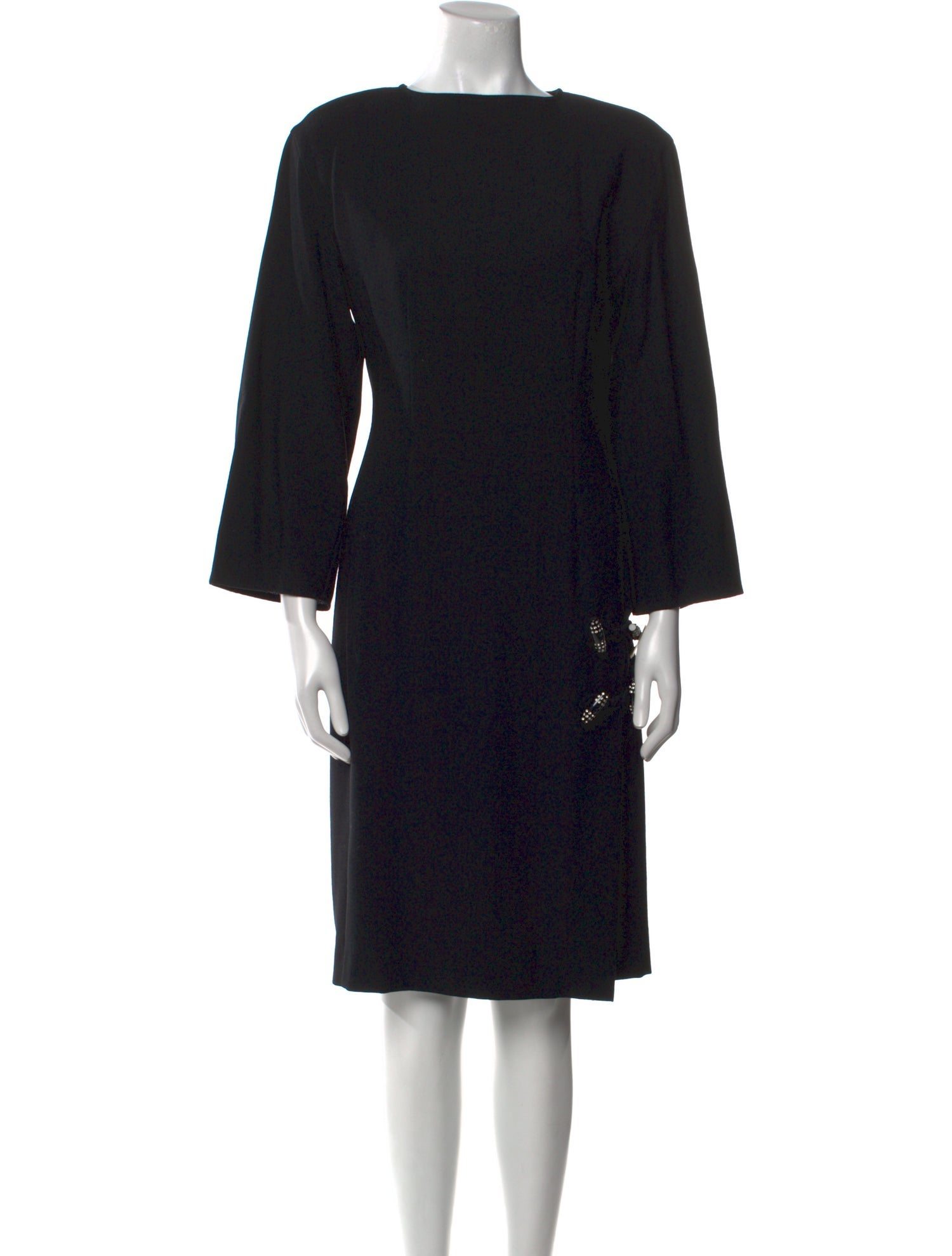 Valentino Wool Knee-Length Dress