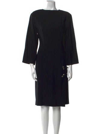 Valentino Wool Knee-Length Dress