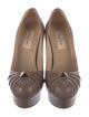 Valentino Rockstud Accents Leather Pumps