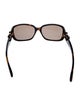 Valentino Rockstud Accents Square Sunglasses