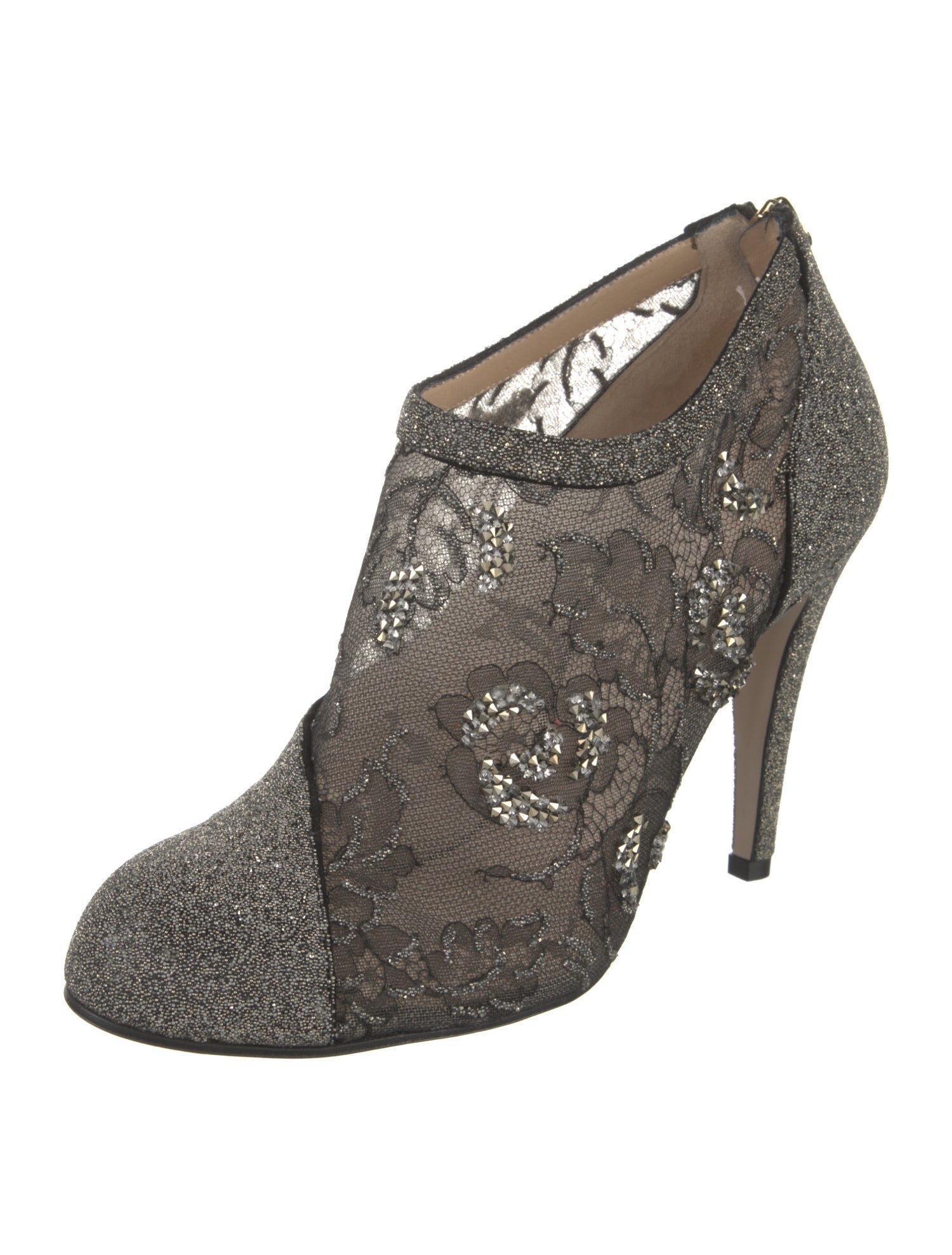 Valentino Lace Printed Pumps