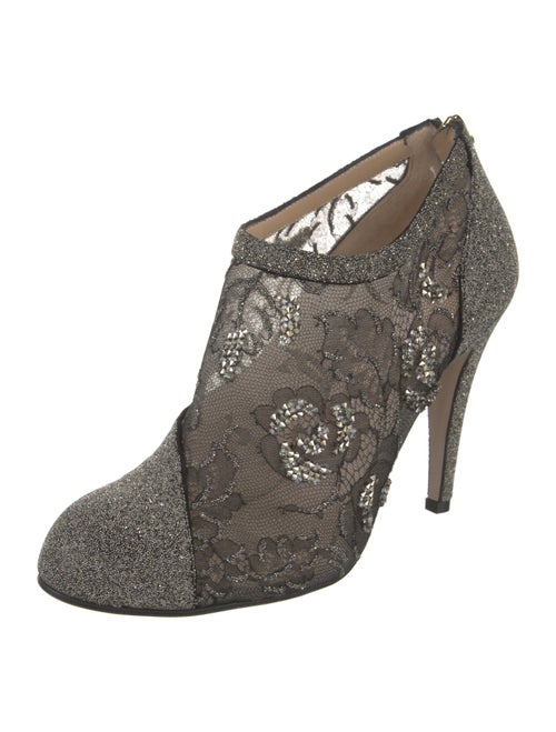 Valentino Lace Printed Pumps