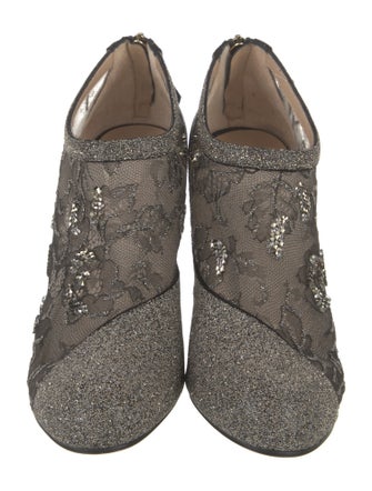 Valentino Lace Printed Pumps