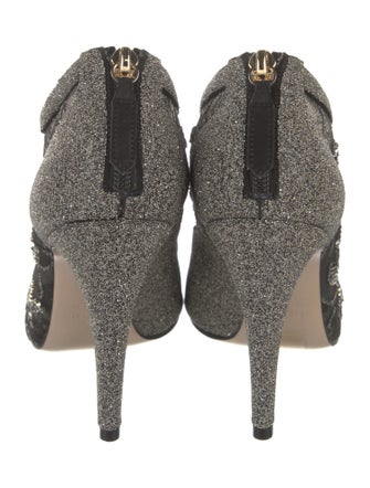 Valentino Lace Printed Pumps