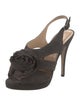 Valentino Suede Slingback Pumps
