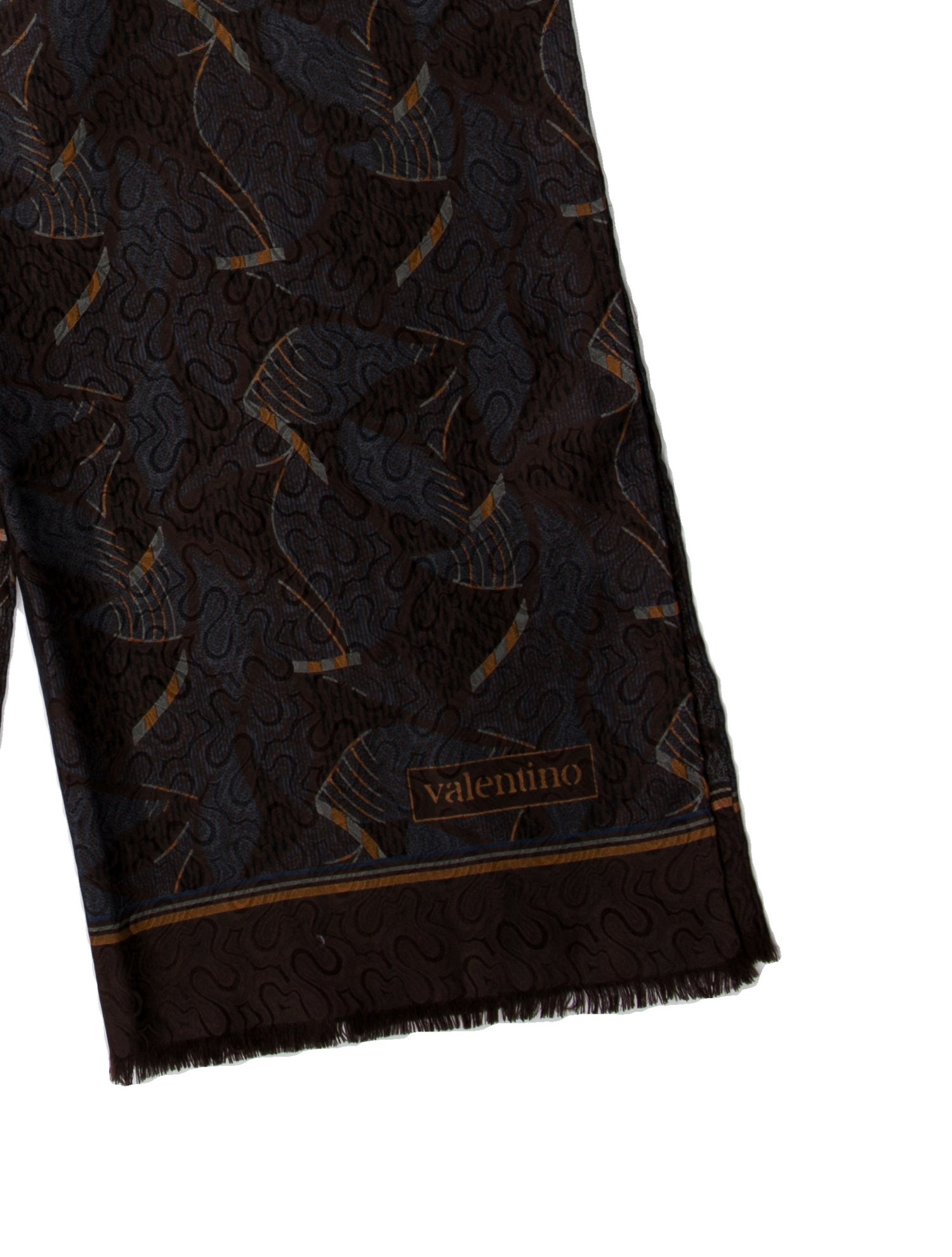 Valentino Silk Paisley Print Scarf