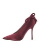 Valentino Satin Bow Accents Pumps