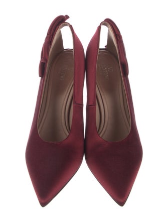 Valentino Satin Bow Accents Pumps