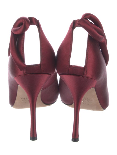 Valentino Satin Bow Accents Pumps