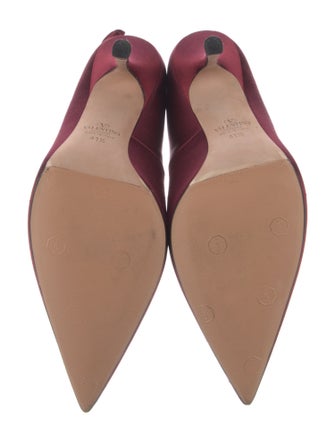 Valentino Satin Bow Accents Pumps