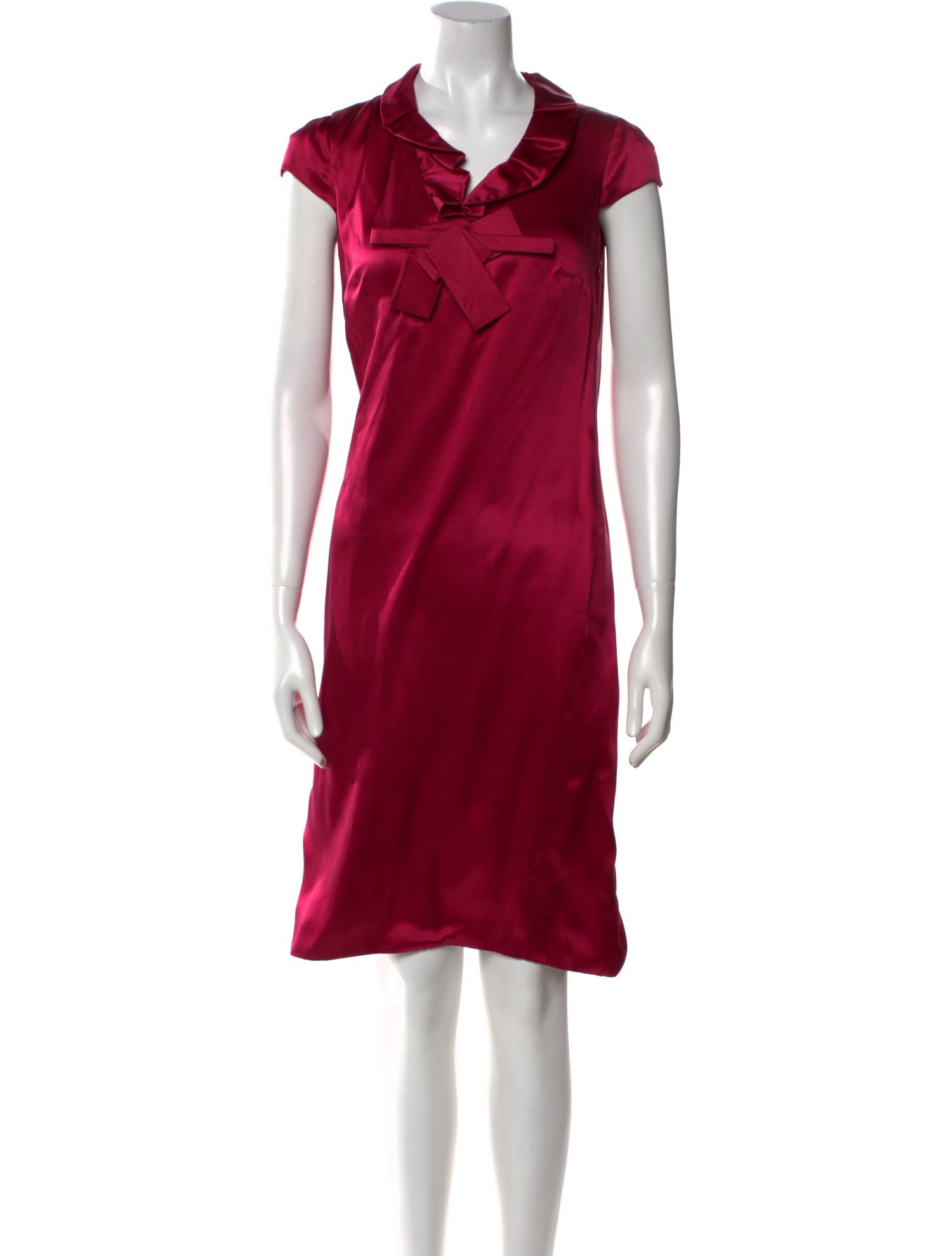 Valentino Silk Knee-Length Dress