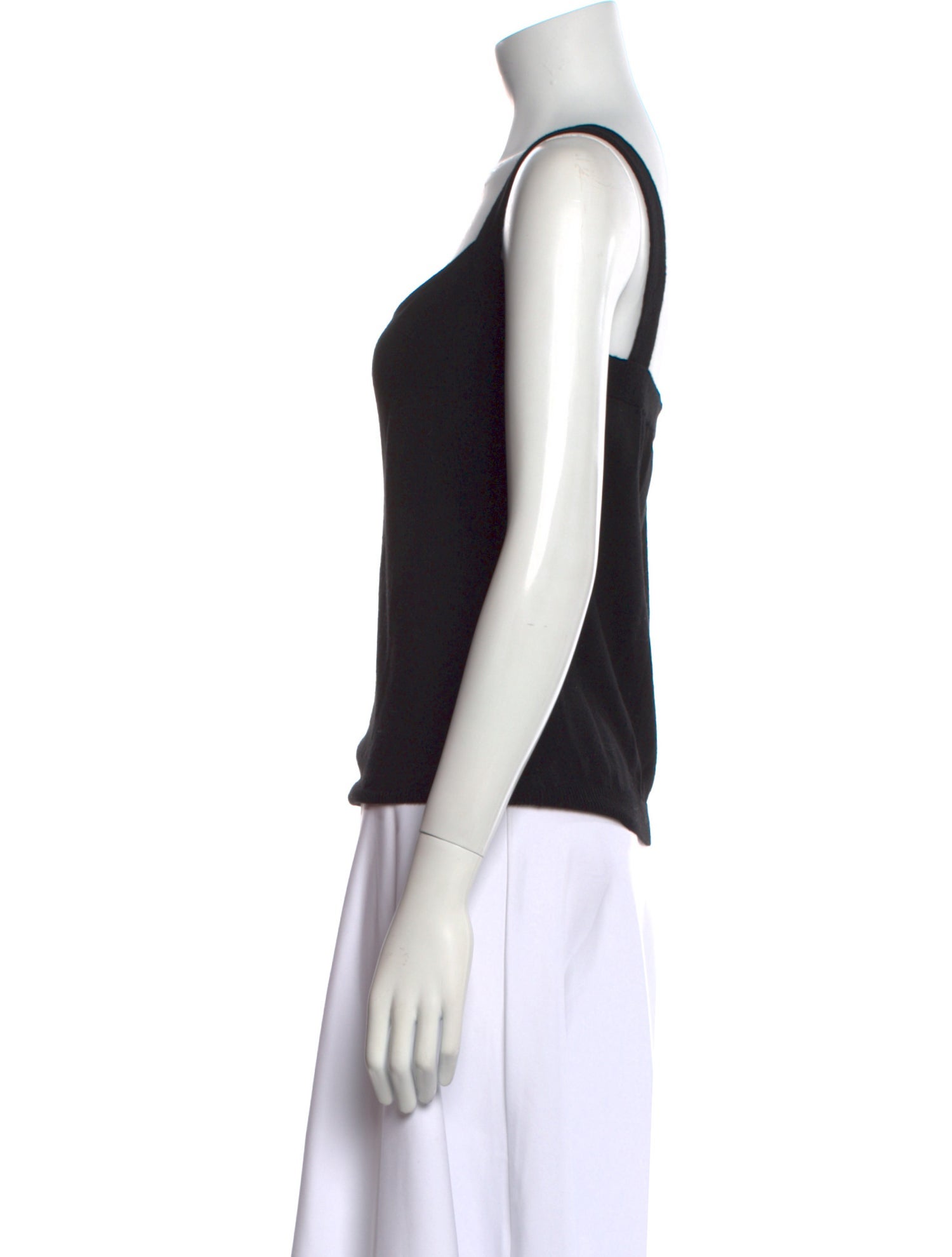 Valentino Wool Scoop Neck Top