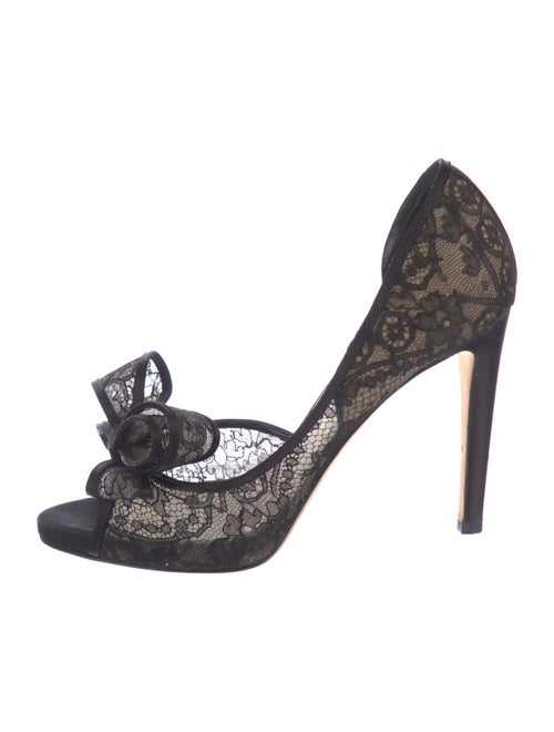 Valentino Lace Lace Pattern Sandals