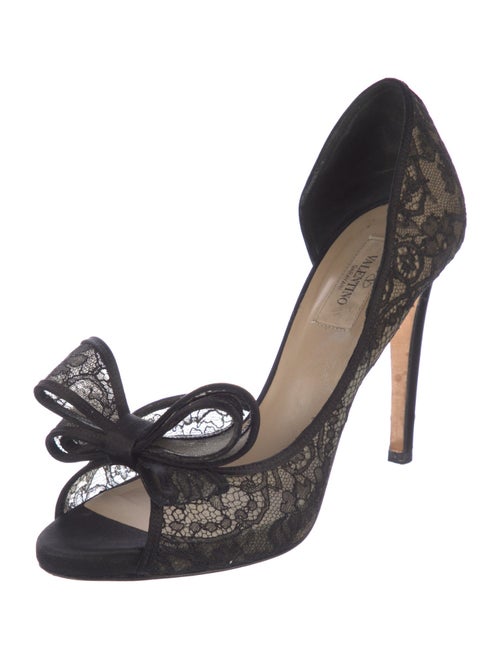 Valentino Lace Lace Pattern Sandals