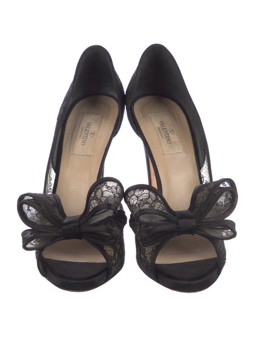 Valentino Lace Lace Pattern Sandals