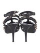 Valentino Rockstud Accents Leather T-Strap Pumps