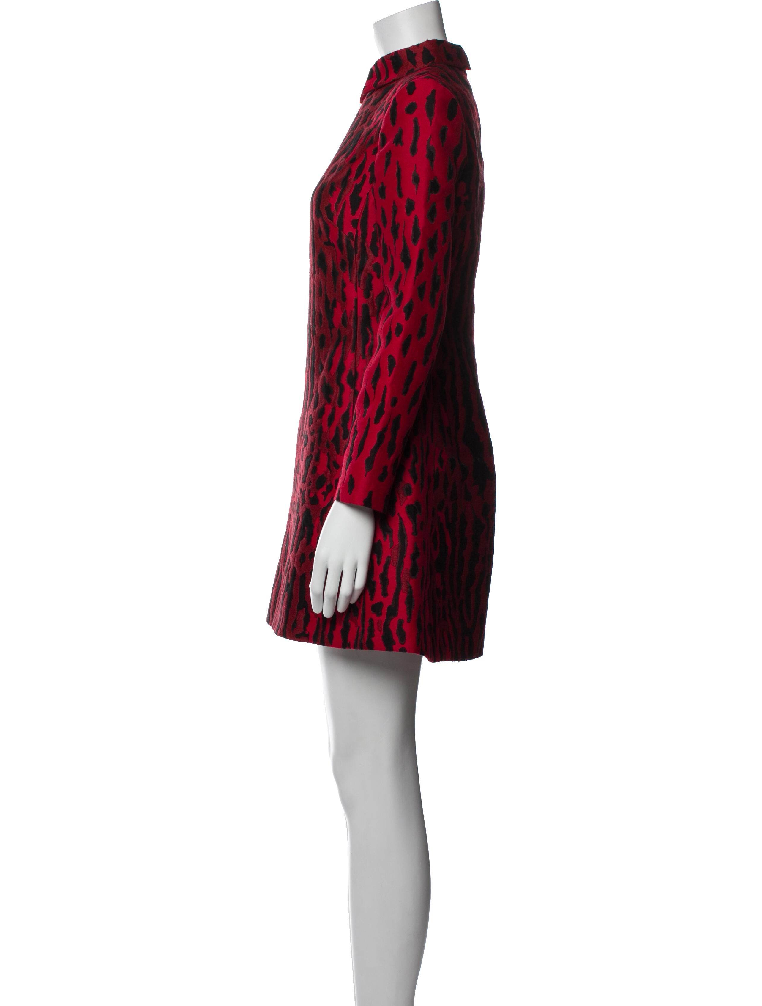 Valentino Animal Print Mini Dress