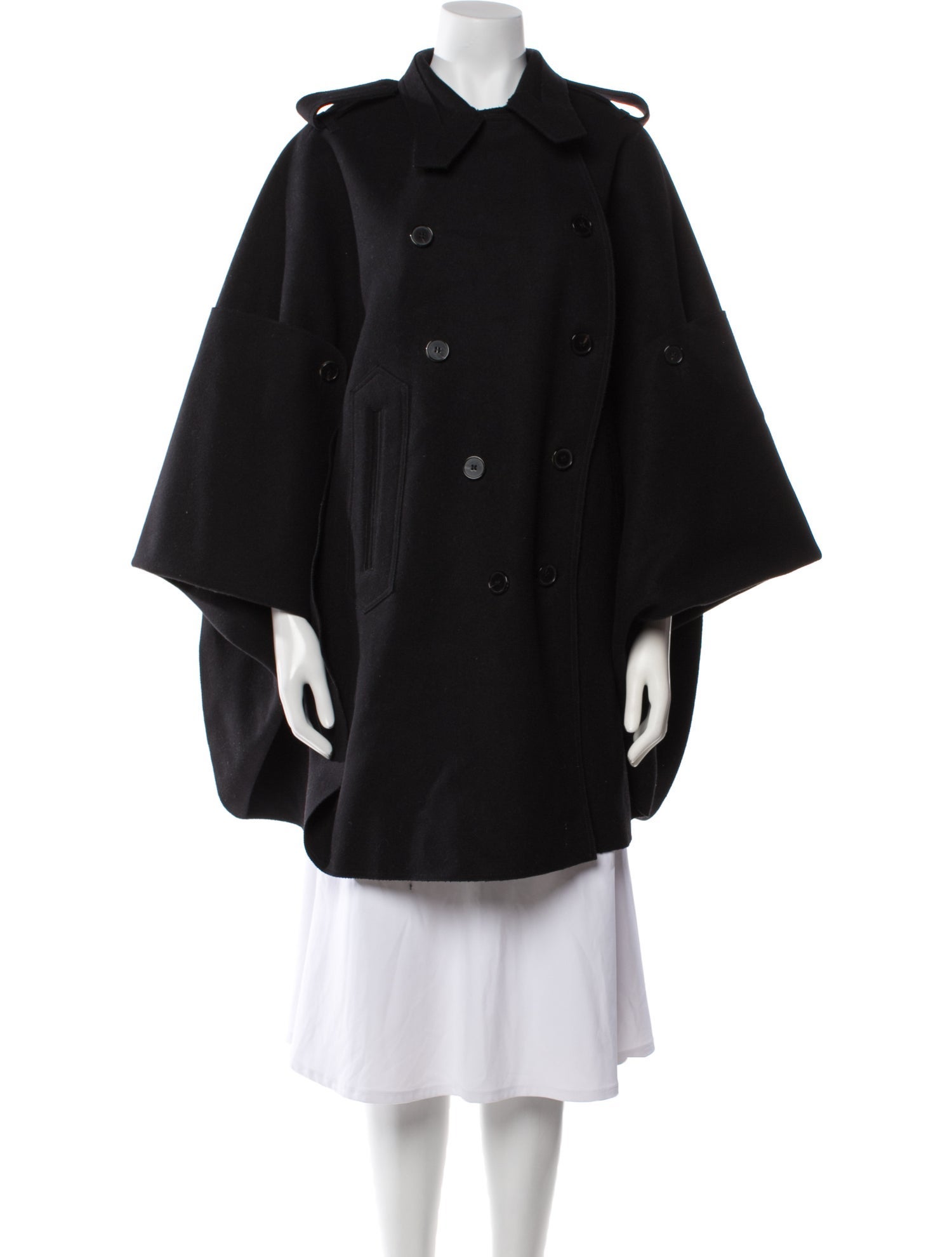 Valentino Virgin Wool Cape