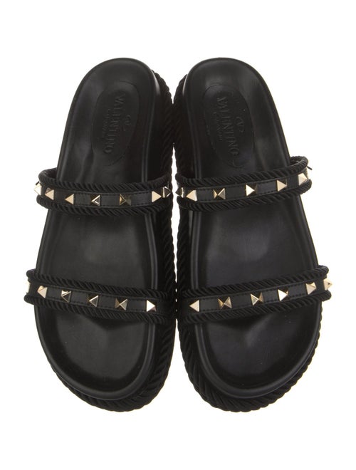Valentino Leather Slides