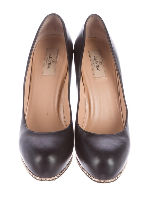 valentino rockstud platform pump