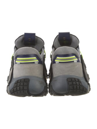 Valentino Suede Printed Sneakers