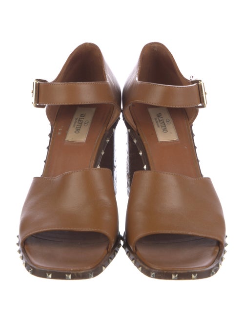 Valentino Rockstud Accents Leather D'Orsay Pumps