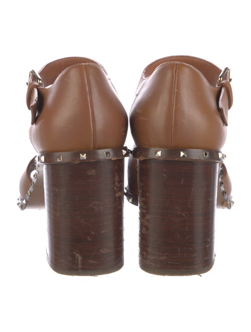 Valentino Rockstud Accents Leather D'Orsay Pumps