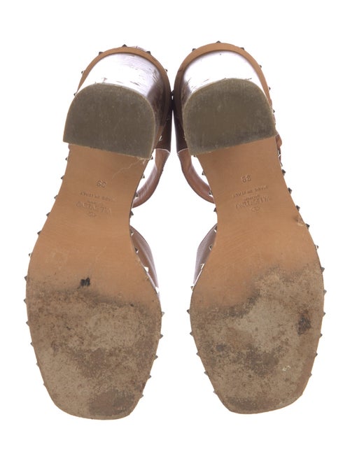 Valentino Rockstud Accents Leather D'Orsay Pumps