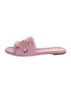 Valentino Rockstud Accents Leather Slides