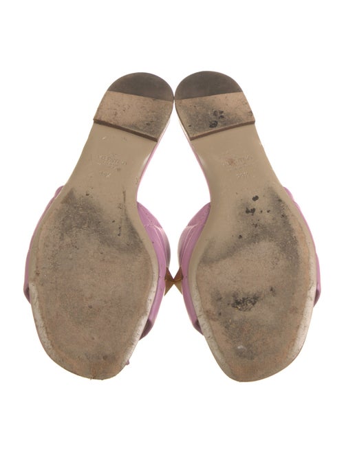 Valentino Rockstud Accents Leather Slides