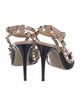 Valentino Rockstud Accents Patent Leather T-Strap Pumps