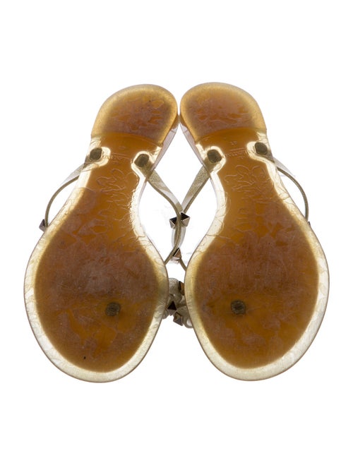 Valentino Rockstud Accents Rubber Slides