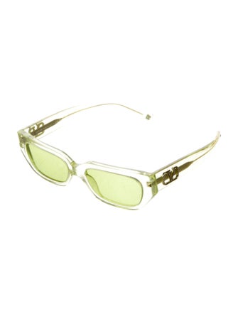 Valentino Square Tinted Sunglasses
