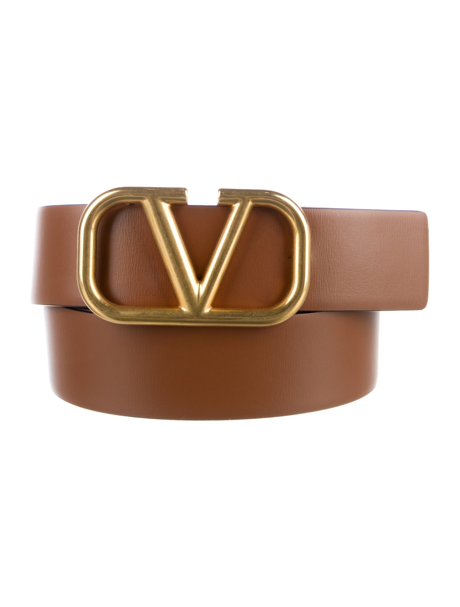 Valentino Vlogo Reversible Leather Belt