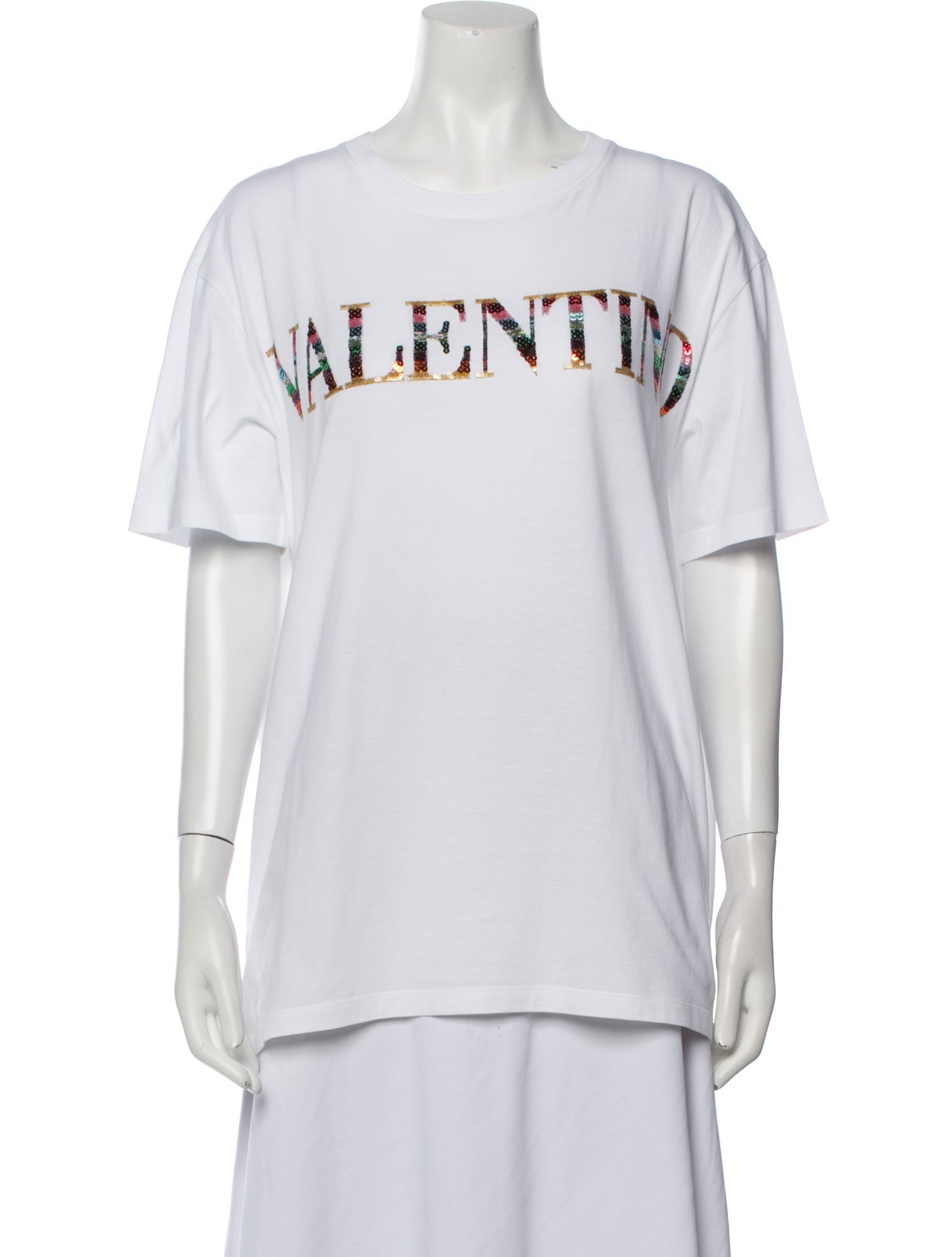 Valentino Graphic Print Crew Neck T-Shirt