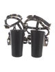 Valentino Rockstud Accents Leather Gladiator Sandals