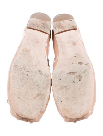 Valentino Rockstud Accents Patent Leather Flats