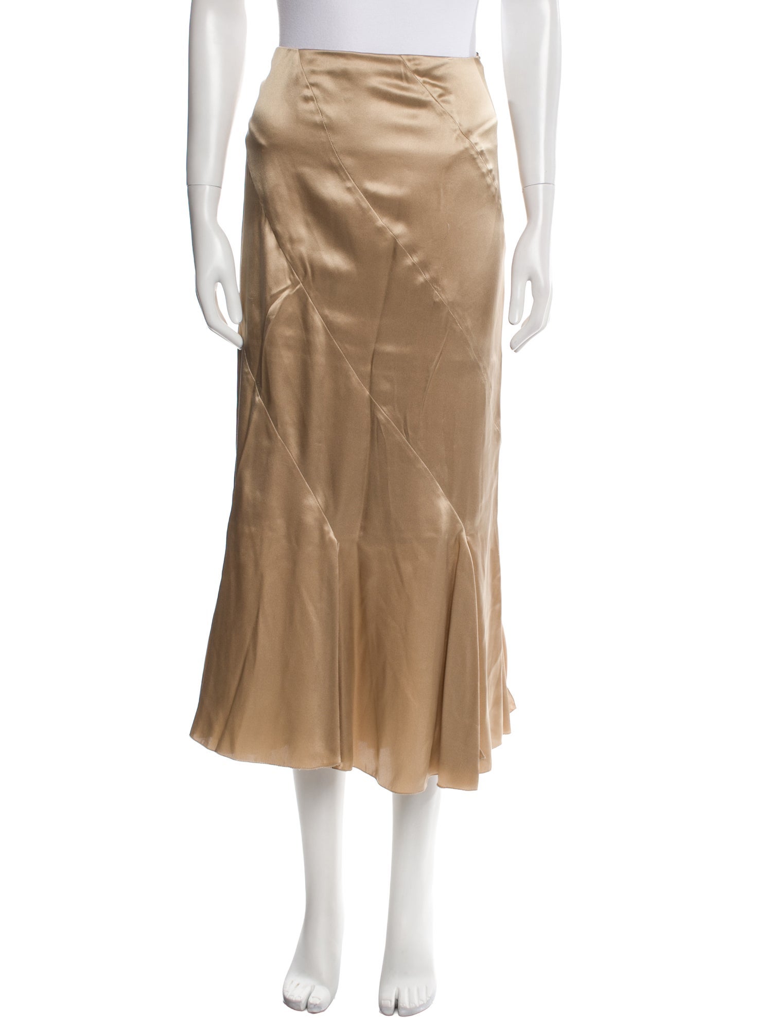 Valentino Silk Midi Length Skirt