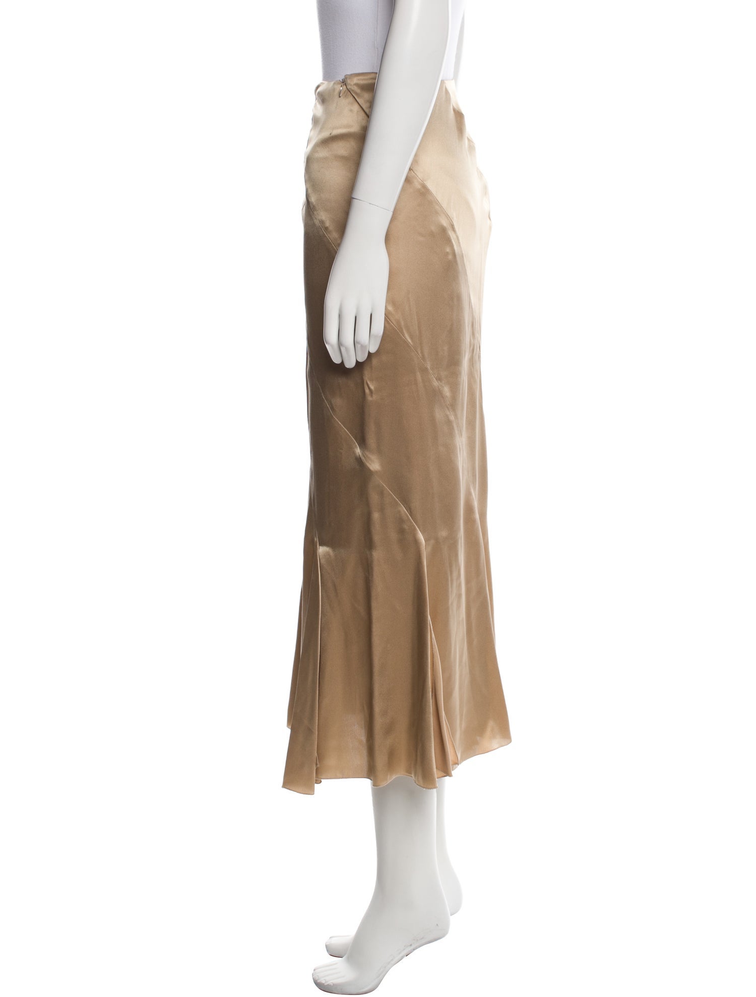 Valentino Silk Midi Length Skirt