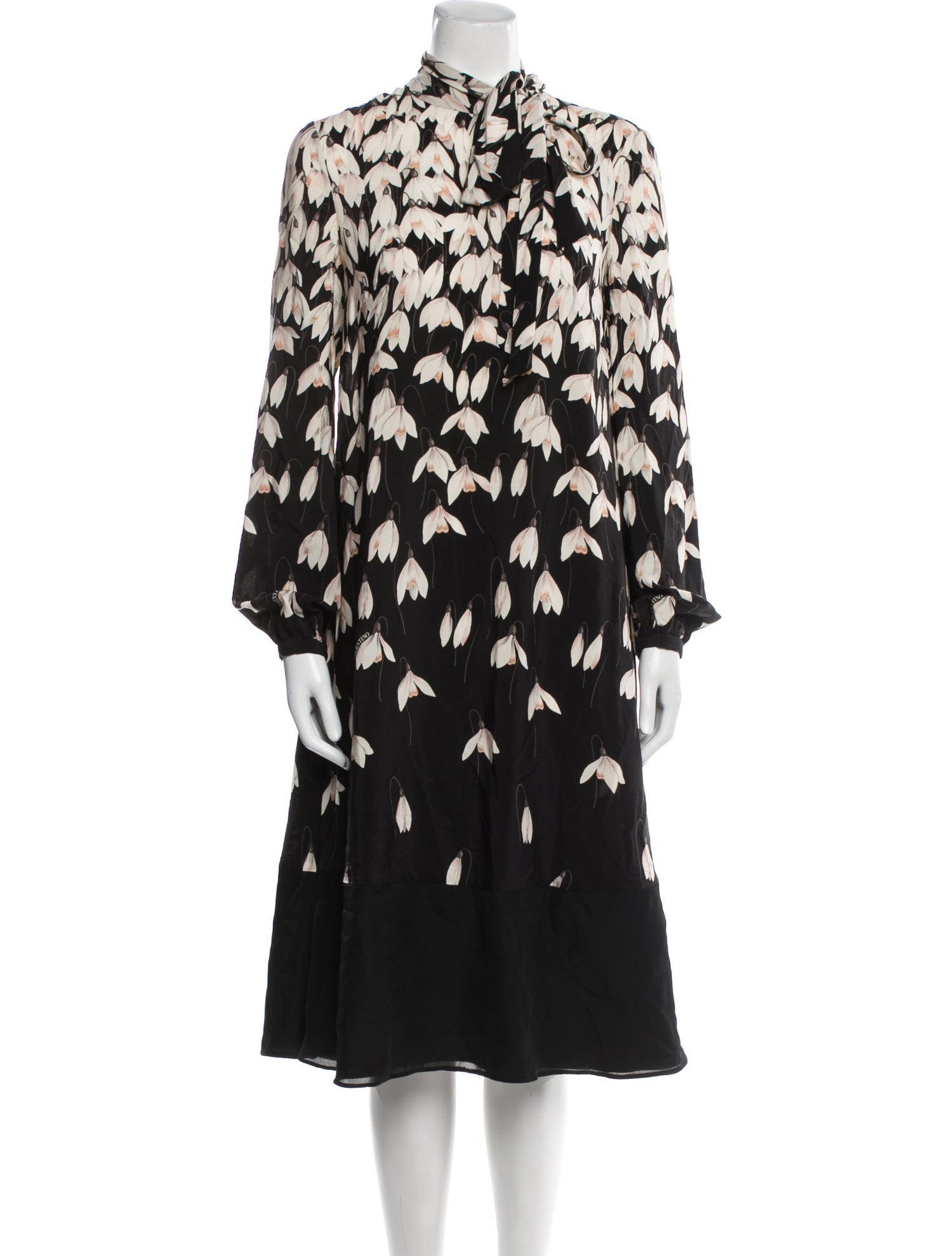 Valentino Silk Midi Length Dress