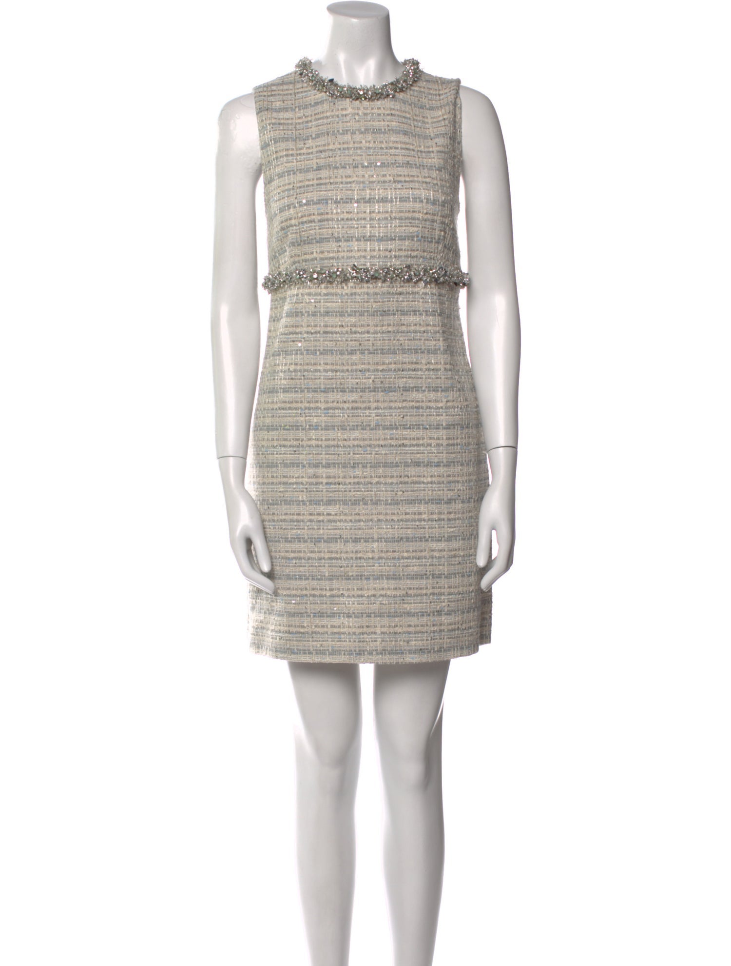 Valentino Crew Neck Mini Dress