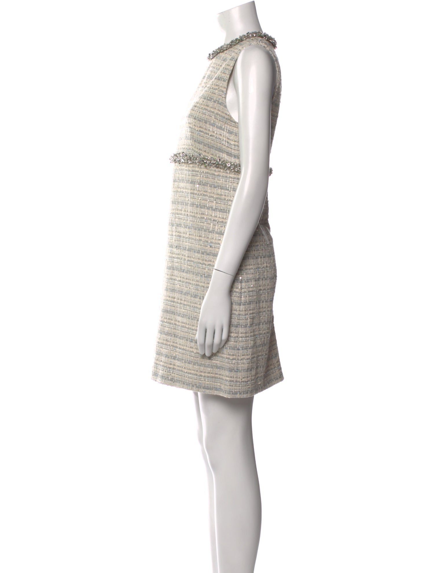 Valentino Crew Neck Mini Dress