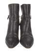 Valentino Rockstud Accents Leather Moto Boots