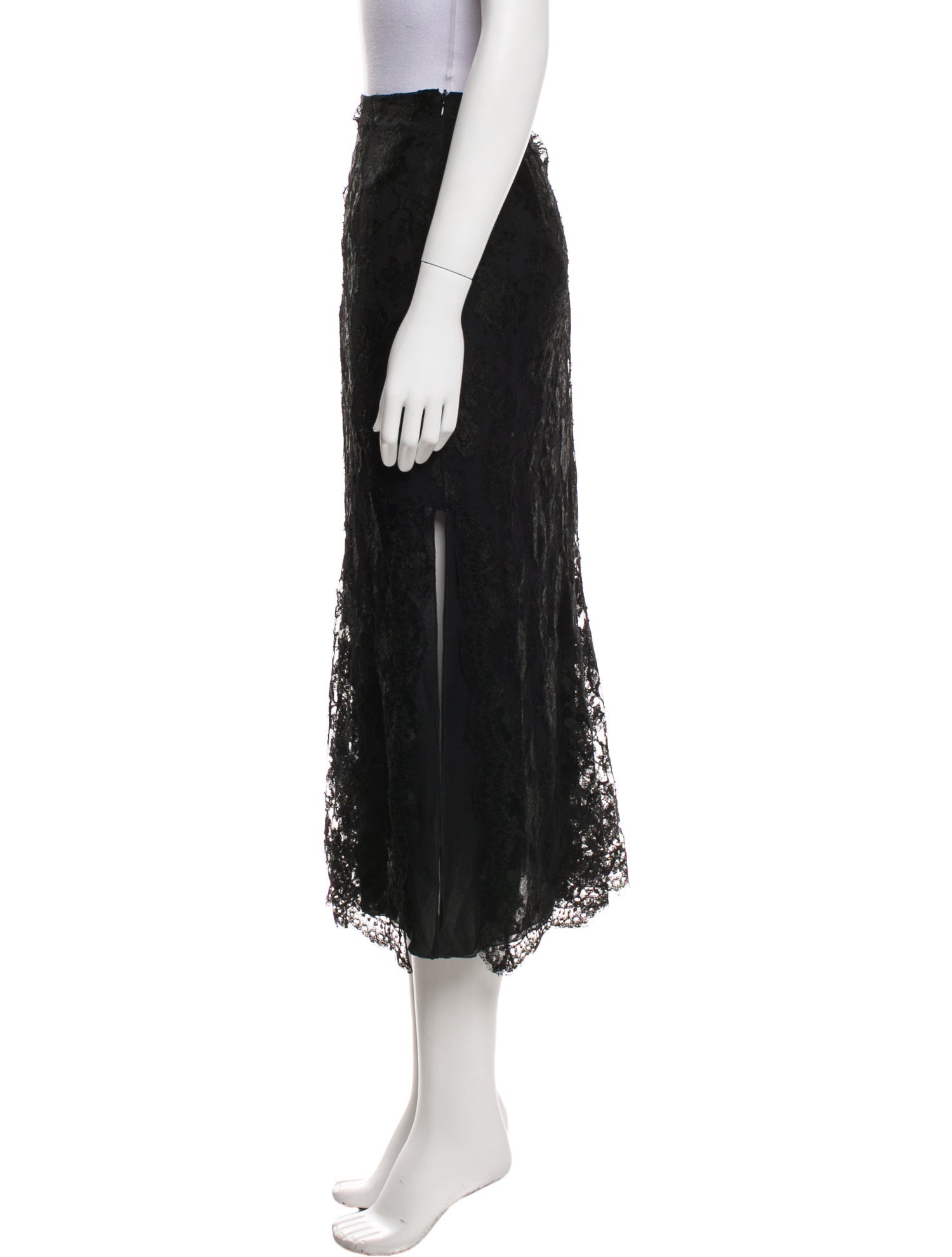 Valentino Lace Midi Length Skirt